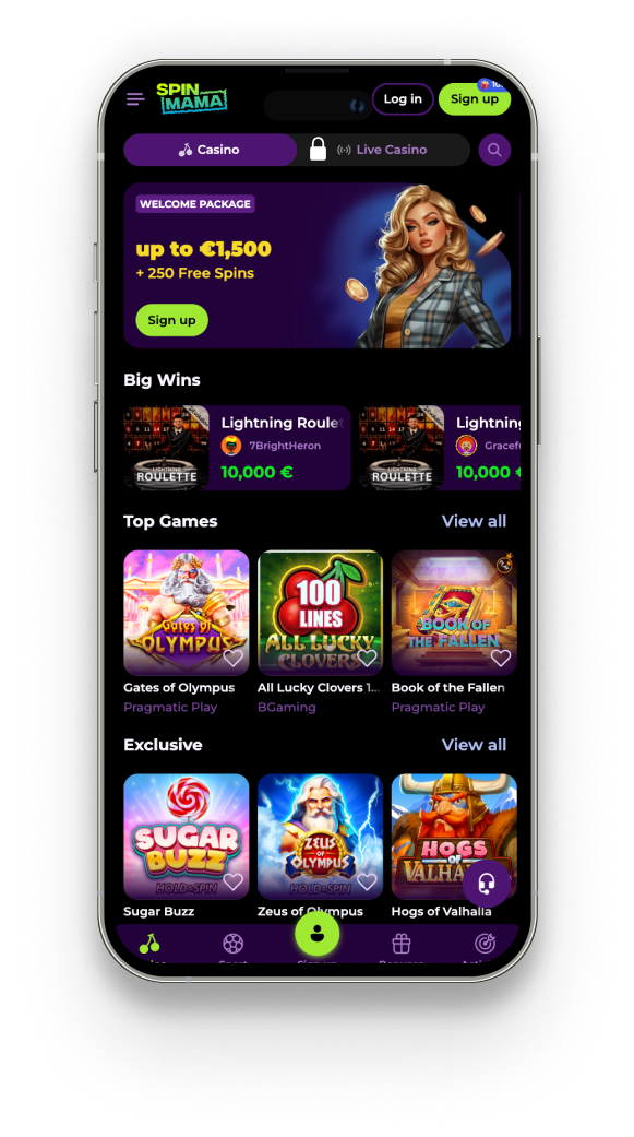 Spinmama Casino Deutschland Offizielle Website Spin Mama – Einloggen ...